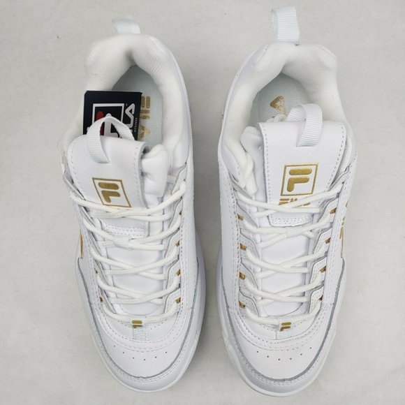 FILA Disruptor 2 II Metallic Accent Sneakers White - Picture 6 of 8